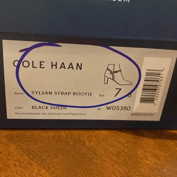 NWT Cole Haan Suede Ankle Boots - Picture 5 of 6
